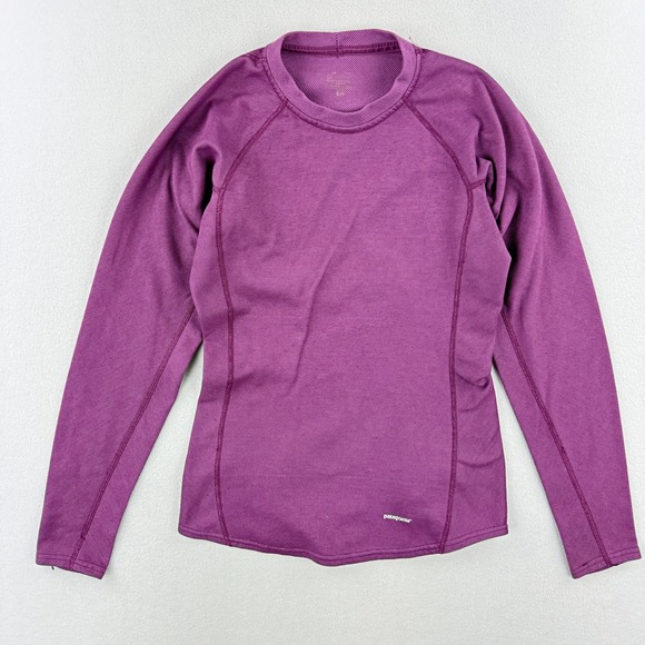 Patagonia Tops - Patagonia Womens Capilene 3 Crew Top Size XS Womens Berry Long Sleeve Baselayer